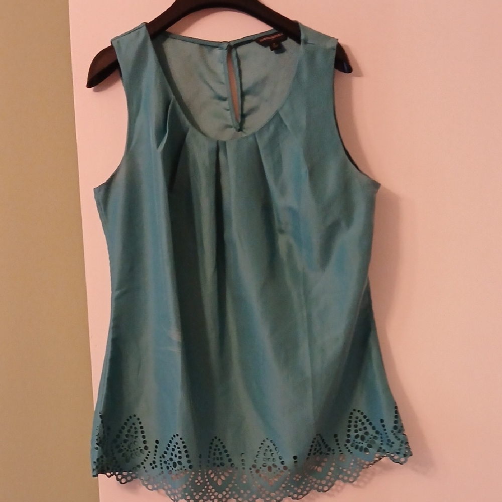 Elegant Teal Sleeveless Top